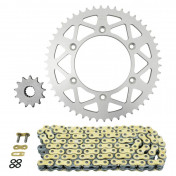 KIT CHAINE ADAPTABLE KTM 125 EXC 1999>2016, EXC SIX DAYS 2001>2016 520 13x50 (DIAM COURONNE 125/150/8.5) (DEMULTIPLICATION ORIGINE) -AFAM- 5400598048760