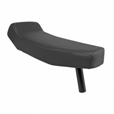 SELLE BIPLACE AVEC TUBE D30 POUR PEUGEOT 103 / MBK 51 NOIR -SELECTION P2R-