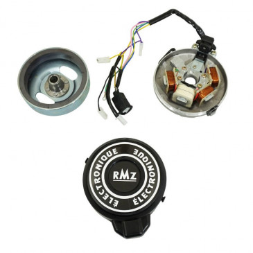 IGNITION FOR MOPED FOR PEUGEOT 103 ELECTRONIC 12V SMALL CONE - WITHOUT COIL,WITHOUT CDI UNIT - P2R SELECTION