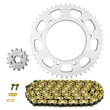 KIT CHAINE ADAPTABLE RIEJU 125 TANGO 2006>2015, TANGO MOTARD 2008>2009, TANGO PRO 2007>2010 428 14x48 (DIAM COURONNE 105/125/8.5) (DEMULTIPLICATION ORIGINE) -AFAM- 5400598050848