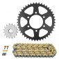 KIT CHAINE ADAPTABLE KAWASAKI 636 ZX-6R 2013>2018 520 16x43 (DIAM COURONNE 80/104/10.5) (DEMULTIPLICATION ORIGINE) -AFAM- 5400598040511