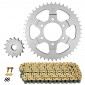 KIT CHAINE ADAPTABLE SUZUKI 1200 GSF S BANDIT 1996>2005 530 15x45 (DIAM COURONNE 76/100/10.5) (DEMULTIPLICATION ORIGINE) -AFAM- 5400598038785