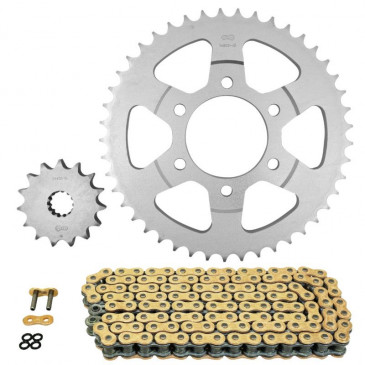 KIT CHAINE ADAPTABLE SUZUKI 1200 GSF S BANDIT 1996>2005 530 15x45 (DIAM COURONNE 76/100/10.5) (DEMULTIPLICATION ORIGINE) -AFAM- 5400598038785