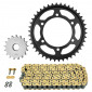 KIT CHAINE ADAPTABLE SUZUKI 1000 GSX R 2009>2016 530 17x42 (DIAM COURONNE 110/130/10.25) (DEMULTIPLICATION ORIGINE) -AFAM- 5400598038600