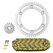 KIT CHAINE ADAPTABLE SUZUKI 125 DR SM 2008>2013 428 16x50 (DIAM COURONNE 126/146/8.5) (DEMULTIPLICATION ORIGINE) -AFAM- 5400598036989