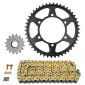 KIT CHAINE ADAPTABLE YAMAHA 700 XTZ TENERE 2019> 525 16x46 (DIAM COURONNE 110/130/10.5) -AFAM- 3700948212905