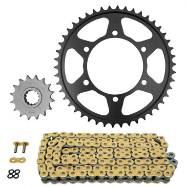 KIT CHAINE ADAPTABLE YAMAHA 700 XTZ TENERE 2019> 525 16x46 (DIAM COURONNE 110/130/10.5) -AFAM- 3700948212905