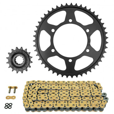 CHAIN AND SPROCKET KIT FOR YAMAHA 850 NIKEN 2018>2020 525 16x47 (Ø SPROCKET 110/130/10.5) (OEM SPECIFICATIONS) -AFAM-