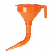 ENTONNOIR PRESSOL EN POLYETHYLENE ORANGE DIAMETRE 160 mm COMBINE AVEC BEC FLEXIBLE (VENDU A L'UNITE) 4103810026744