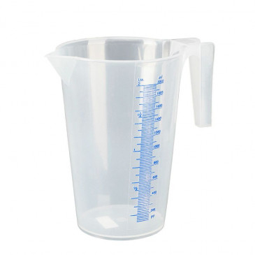 MEASURING PITCHER - PRESSOL - POLYETHYLENE GRADUATED TRANSPARENT 2Lt (SOLD PER UNIT))