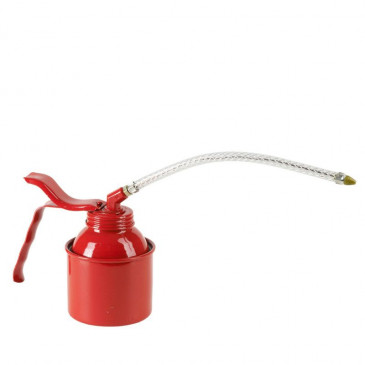 BURETTE - PRESSOL- METALIC RED 250ml WITH FLEXIBLE SPOUT 210mm (SOLD PER UNIT)