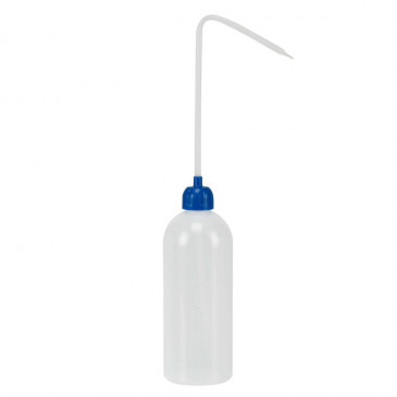 FLACON/BURETTE LABORATOIRE PRESSOL EN POLYETHYLENE TRANSPARENT 500ml AVEC BEC RIGIDE (VENDU A L'UNITE)