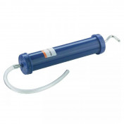 SYRINGE FOR OIL - PRESSOL - STEEL WITH BLUE PLASTIC CAP 500ml (SOLD PER UNIT) 4103810129025