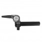 THROTTLE HANDLE FOR MOTORBIKE /SCOOTER/MOPED - DOMINO FORMULA - ALUMINIUM BLACK - WITHOUT GRIPS. 8033900013971