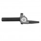 THROTTLE HANDLE FOR MOTORBIKE /SCOOTER/MOPED - DOMINO FORMULA - ALUMINIUM BLACK - WITHOUT GRIPS. 8033900013971
