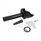 THROTTLE HANDLE FOR MOTORBIKE /SCOOTER/MOPED - DOMINO FORMULA - ALUMINIUM BLACK - WITHOUT GRIPS. 8033900013971