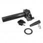 THROTTLE HANDLE FOR MOTORBIKE/SCOOTER/MOPED DOMINO 0721 BLACK WITHOUT GRIPS 8033900015524