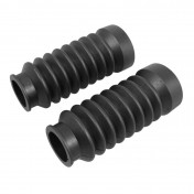 SOUFFLET DE FOURCHE SCOOT DIAM INT 25 ET 40mm - LONGUEUR 110mm ADAPTABLE MBK 50 BOOSTER/YAMAHA 50 BWS (PAIRE) -SELECTION P2R- 3701213423552