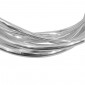 FUEL TANK COVER RAIL FOR MOPED - PLASTIC CHROME - H.7,7 mm (5M) 3701213423675