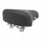 SEAT FOR MOPED SOLEX BLACK WITH CHROME SPRINGS