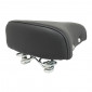 SELLE CYCLO ADAPTABLE SOLEX NOIR AVEC RESSORTS CHROME 3701213416271