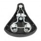SELLE CYCLO ADAPTABLE SOLEX NOIR AVEC RESSORTS CHROME 3701213416271