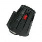 AIR FILTER - MALOSSI E 5 STRAIGHT/OFF CENTRE FOR PHBG 15-21 BLACK COVER- RED FOAM- (EXCEPT FOR PEUGEOT) 3700948215418