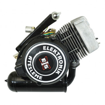 MOTEUR CYCLO ADAPTABLE PEUGEOT 103 VOGUE (TYPE ORIGINE) (AVEC ECHAPPEMENT + CACHE ALLUMAGE) (QUALITE ORIGINE) -SELECTION P2R- 3700948215593