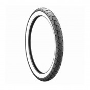 TYRE FOR MOPED - 17'' 2.75-17 (2 3/4-17) MITAS - WHITE SIDEWALL - MC11 TL/TT 47J REINF