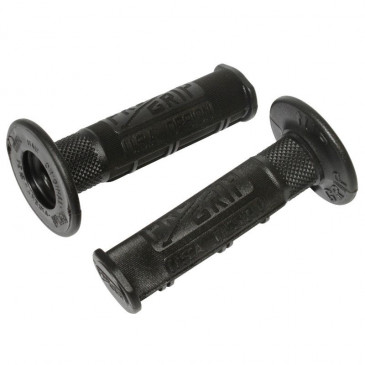 REVETEMENT POIGNEE PROGRIP MOTO OFF ROAD 795 SIMPLE DENSITE USA DESIGN NOIR CLOSED END 115mm (CROSS/MX) (PAIRE) 0801766034397