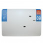 BANDE PLAQUE MOTO 210x145 POUR PVC AVEC RAISON SOCIALE DEP. 09/EURO (VENDU A L'UNITE) 3700948120057