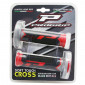 REVETEMENT POIGNEE PROGRIP MOTO OFF ROAD 788 TRIPLE DENSITE BASE COLOR ROUGE/NOIR/GRIS CLOSED END 115mm (CROSS/MX) (PAIRE)