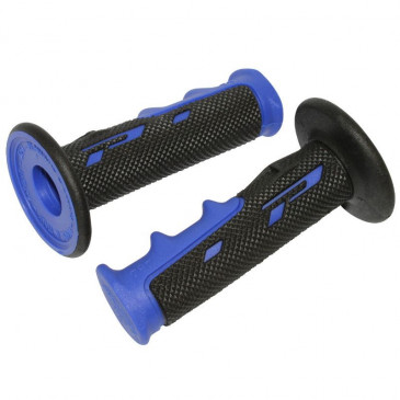 GRIP- PROGRIP OFF ROAD 797 DUAL DENSITY BLUE/BLACK 115mm (PAIR) (CROSS/MX) 0801766073082