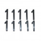 CHIFFRE PLAQUE TIFLEX MOTO/SCOOTER 45mm 1 (VENDU PAR 10) 3700948121313