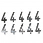 CHIFFRE PLAQUE TIFLEX MOTO/SCOOTER 45mm 4 (VENDU PAR 10) 3700948121344