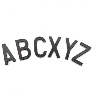 LETTER FOR LICENSE PLATE TIFLEX ALUMINIUM MOTORBIKE/SCOOTER 45mm A (SOLD PER 10) 3700948121900