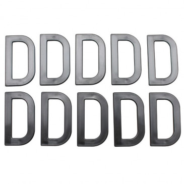 LETTER FOR LICENSE PLATE TIFLEX ALUMINIUM MOTORBIKE/SCOOTER 45mm D (SOLD PER 10) 3700948121931