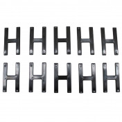 LETTRE PLAQUE TIFLEX MOTO/SCOOTER 45mm H (VENDU PAR 10) 3700948121979