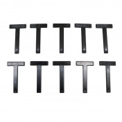 LETTRE PLAQUE TIFLEX MOTO/SCOOTER 45mm T (VENDU PAR 10) 3700948122075