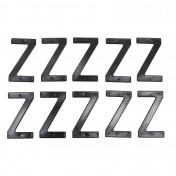 LETTRE PLAQUE TIFLEX MOTO/SCOOTER 45mm Z (VENDU PAR 10) 3700948122136