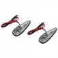 DECORATIVE LIGHTNING REPLAY MINI "WATER DROP" TRANSPARENT/CHROME(L 60mm / H 22mm / W 20mm) (PAIR) **