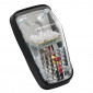 FEU ARRIERE 50 A BOITE/MOTO TYPE HONDA XR TRANSPARENT A LEDS -REPLAY-**