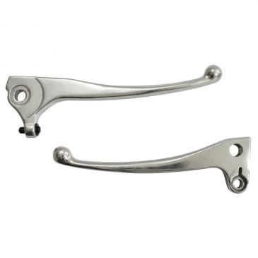 LEVIER DE FREIN ADAPTABLE MBK 50 BOOSTER SPIRIT / YAMAHA 50 BW'S ORIGINAL POLI (PAIRE) -P2R- 3700948061046