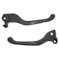 BRAKE LEVER (PAIR) FOR SCOOT REPLAY FOR MBK 50 BOOSTER ROCKET 1995>1999 CARBON