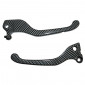 LEVIER DE FREIN ADAPTABLE MBK 50 BOOSTER ROCKET 1995>1999 CARBONE (PAIRE) -REPLAY- 3700948037287