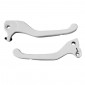 BRAKE LEVER (PAIR) FOR SCOOT REPLAY FOR MBK 50 BOOSTER ROCKET 1999>2003/YAMAHA 50 BWS SPY 1999>2003 -WHITE-