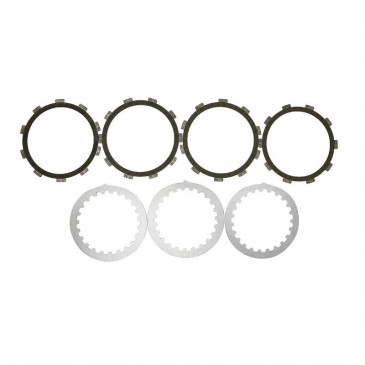 CLUTCH DISC FOR 50cc MOTORBIKE MINARELLI 50 AM6 / MBK 50 X-POWER 2003> / YAMAHA 50 TZR 2003>2012, 50 DT R 2002>2013 / BETA 50 RR ENDURO 2005>2017 (F1540SR) (KIT RACING) -NEWFREN- 8025832032649