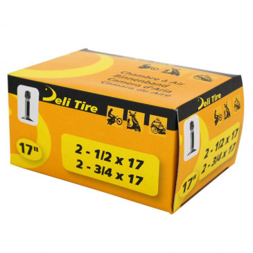 INNER TUBE 17'' 2 1/2-17 to 2 3/4-17 DELI STRAIGHT SHRADER VALVE 3700948095119