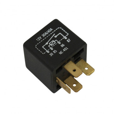 RELAIS DE DEMARREUR SCOOT ADAPTABLE PEUGEOT 50 TREKKER, SPEEDFIGHT, LUDIX -P2R- 3700948066911