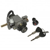 CONTACTEUR A CLE SCOOT ADAPTABLE PEUGEOT 50 NEW VIVACITY 2T+4T (AVEC SERRURE DE SELLE) -P2R- 3700948050606